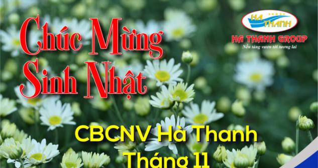 Chúc mừng sinh nhật CBCNV tháng 11/2021