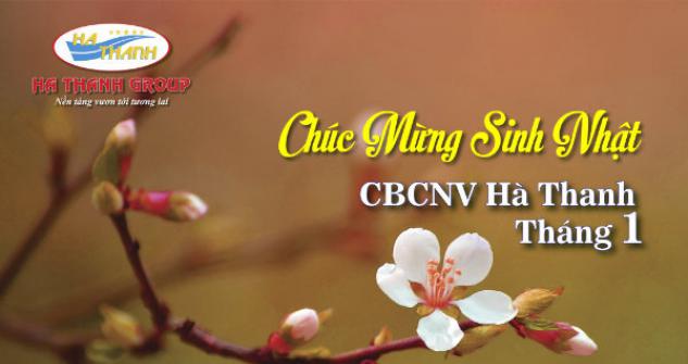 Chúc mừng sinh nhật CBCNV tháng 1/2022